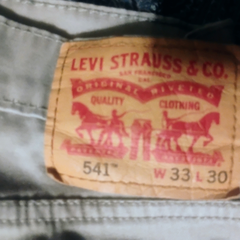 Levi's Beige Pants With Patchwork Design - image 3